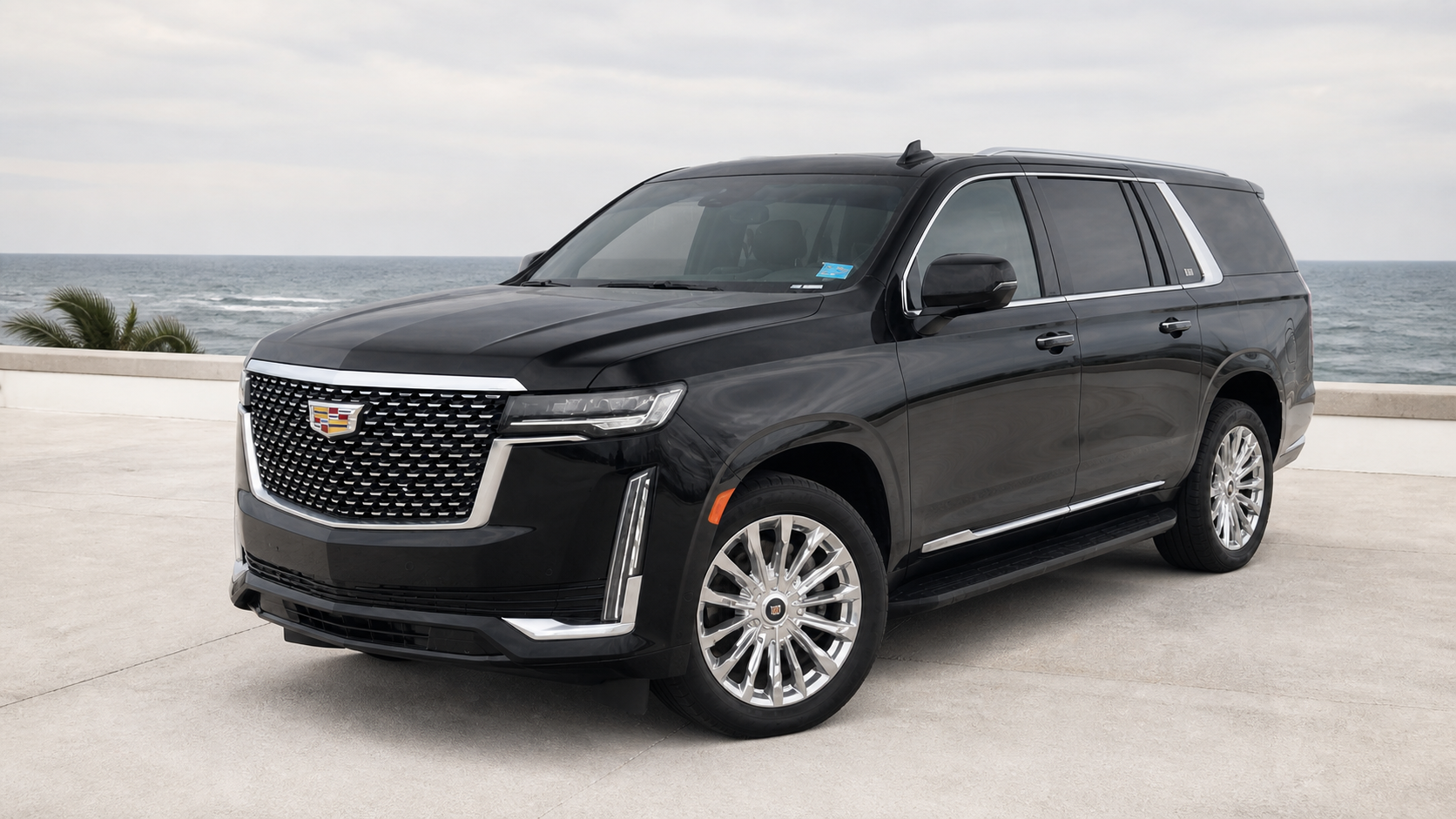 Cadillac Escalade ESV from the Obsidian Car Rentals fleet